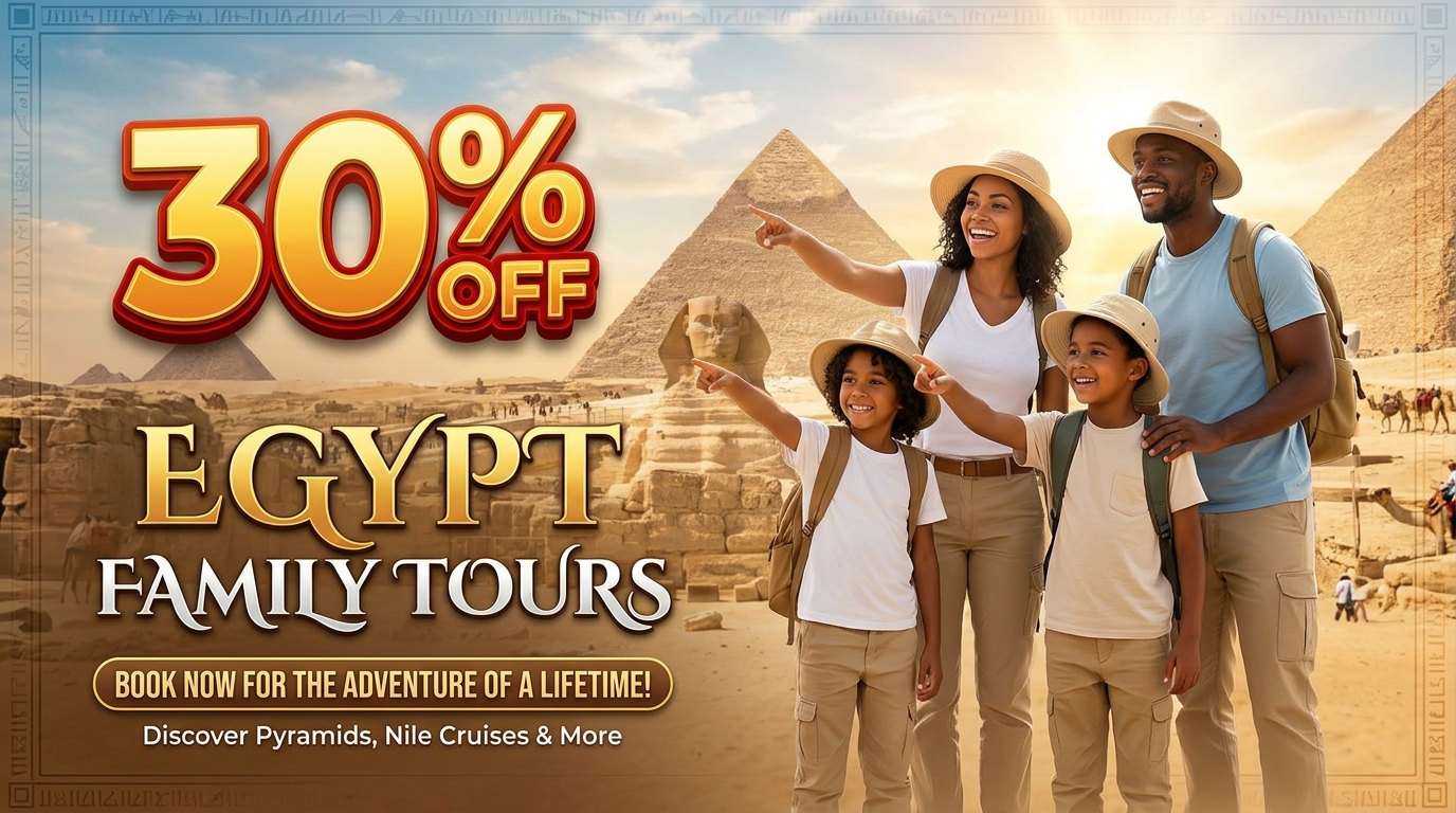 Oferta de Viajes Familiares a Egipto: 30% de Descuento . banner