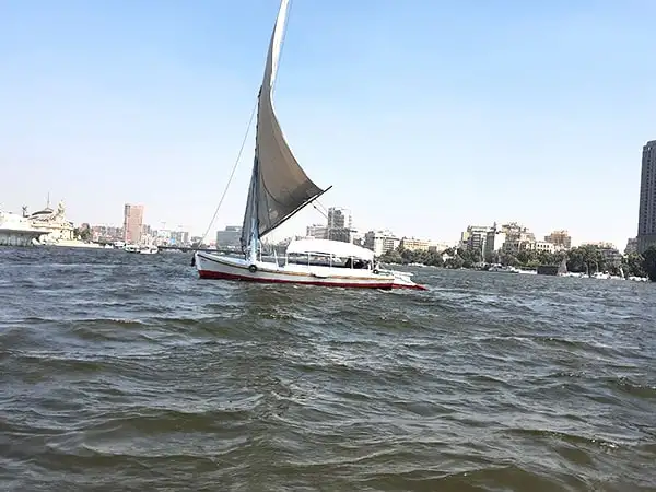 Felucca rides in the Nile River.