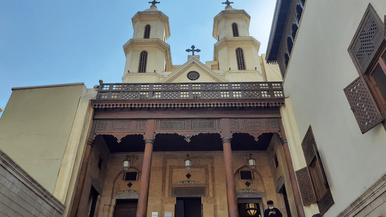 Facade of the Hanging Church in Coptic Cairo, Egypt Tours Club image