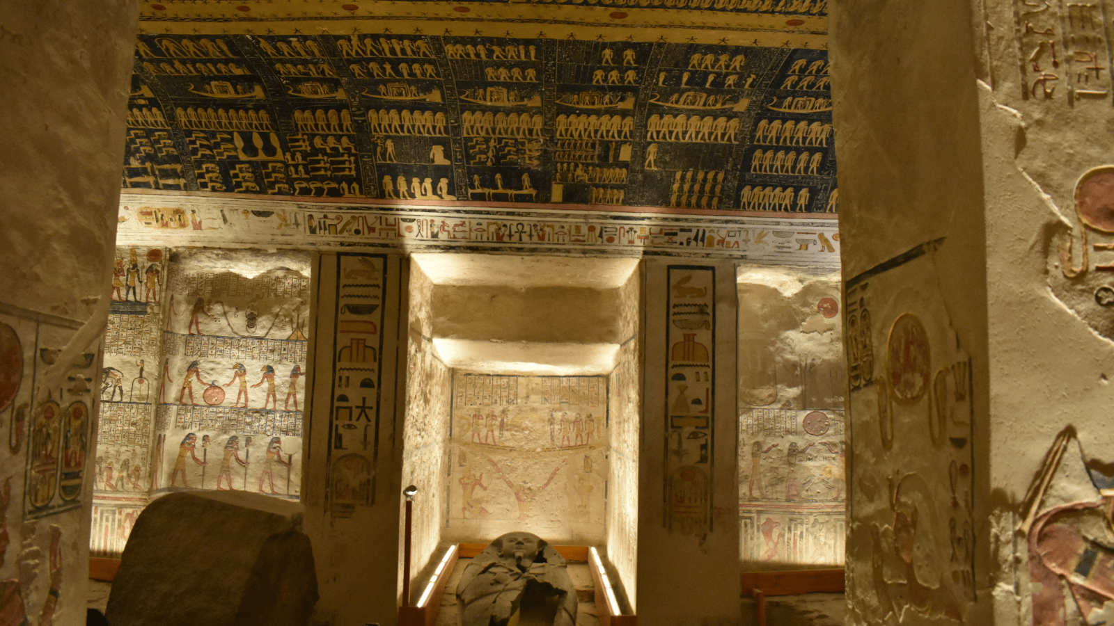 Luxor Valley of the Kings tomb interior for Marsa Alam day tour