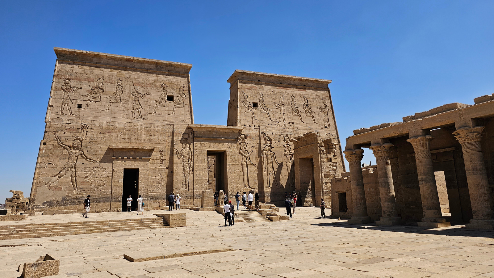 Philae Temple on Agilkia Island in Aswan