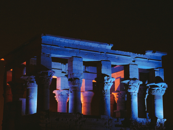 Philae temple Sound and Light Show.