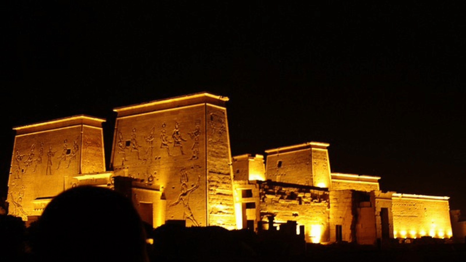 Philae Temple Sound and Light Show at night