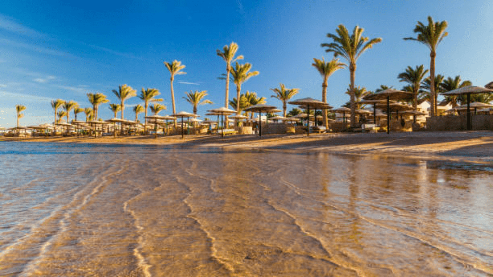 Hurghada Red Sea beach and clear water