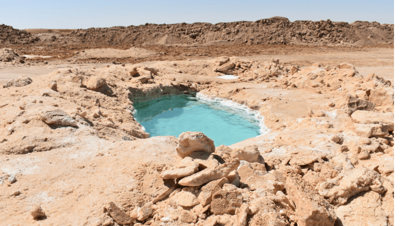 Rock-cut Tomb of Siamun area at Mountain of the Dead in Siwa Oasis, Egypt