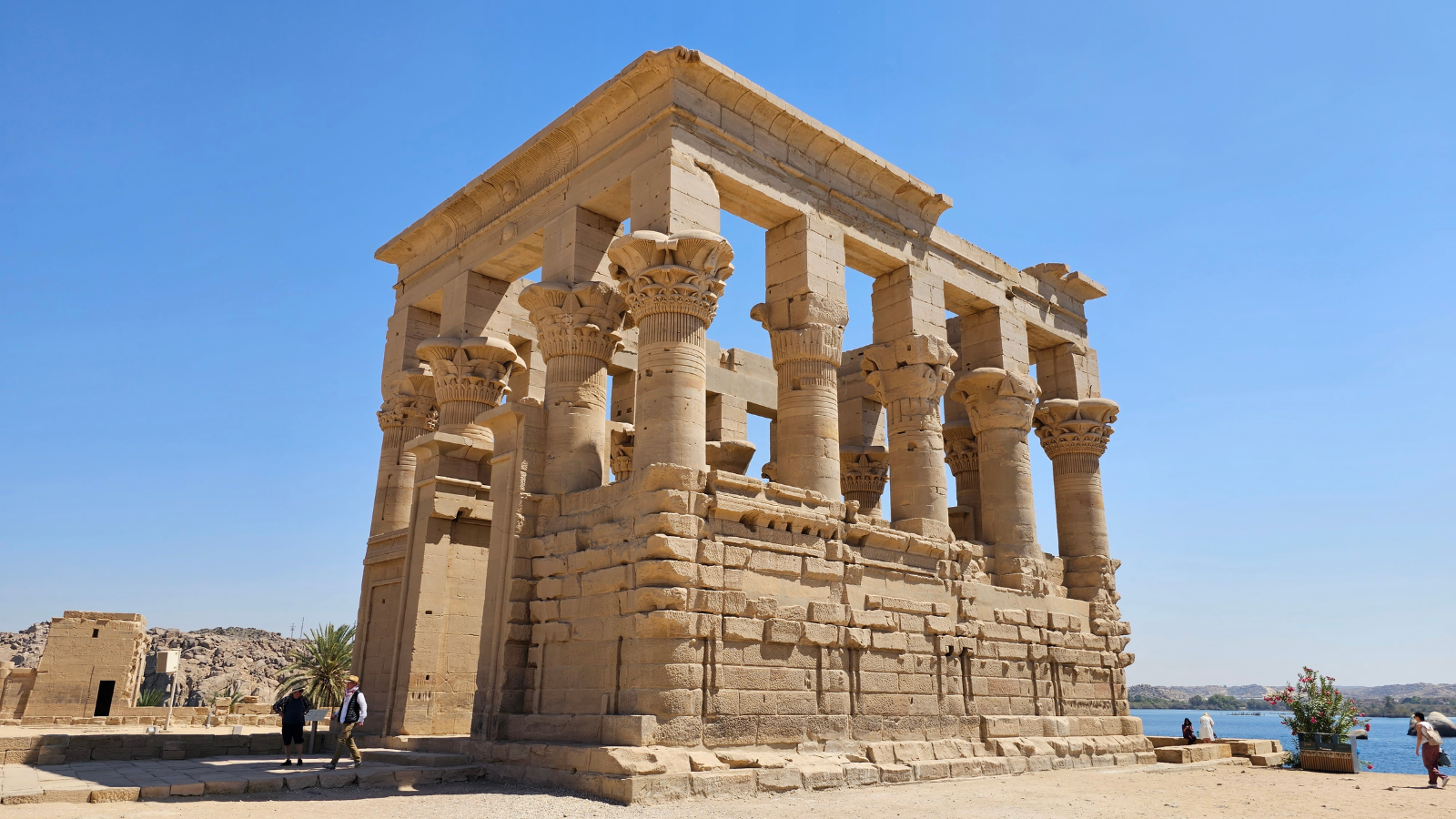 Philae Temple complex on Agilkia Island near Aswan