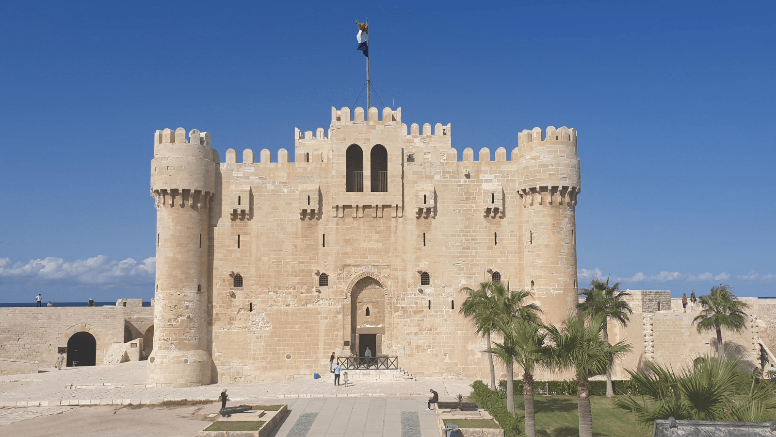 Qaitbay Citadel in Alexandria on a six-day Egypt New Year tour