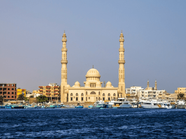 Hurghada City Tour Marina Grand Mosque Coptic Church local markets