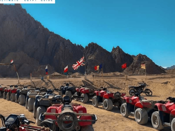Quad biking safari in the Sinai Desierto near Sharm El Sheikh