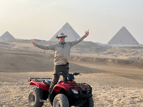 ATV adventure by the Pyramids.