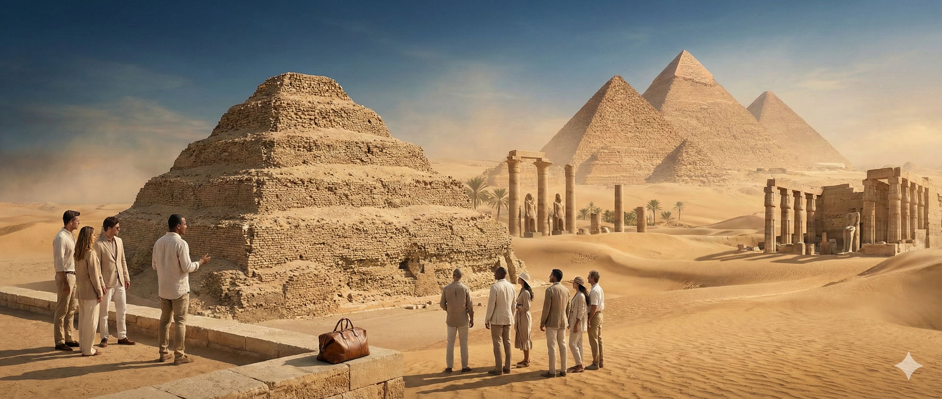 Private tour to Saqqara, Memphis and the Pyramids of Giza