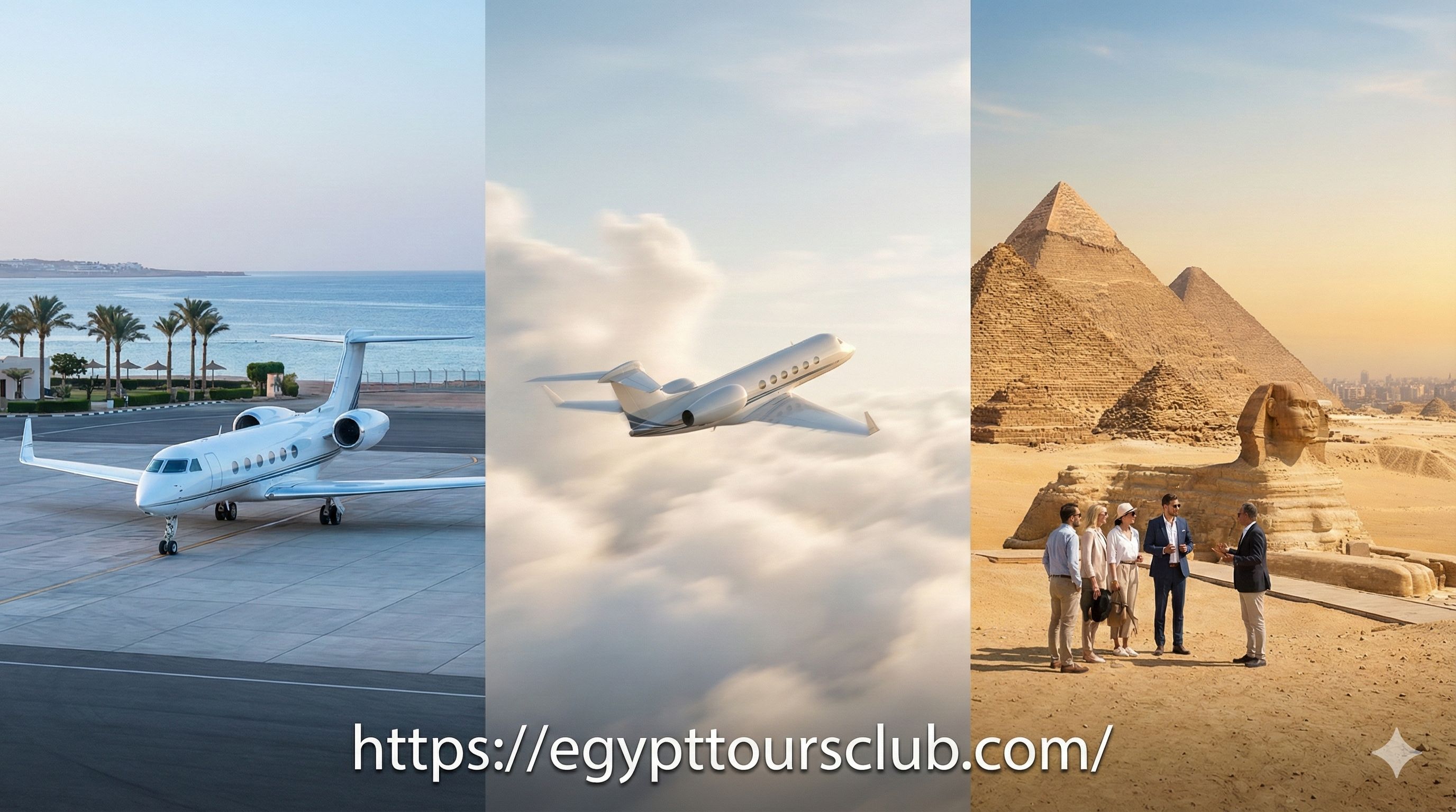 Pyramids Day tour from Sharm El Sheikh by Plane