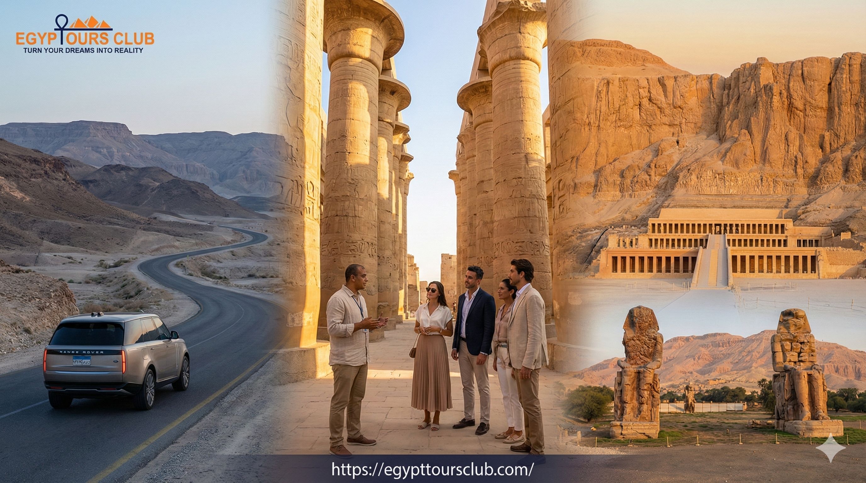 Tour di un giorno a Luxor da Hurghada in auto privata