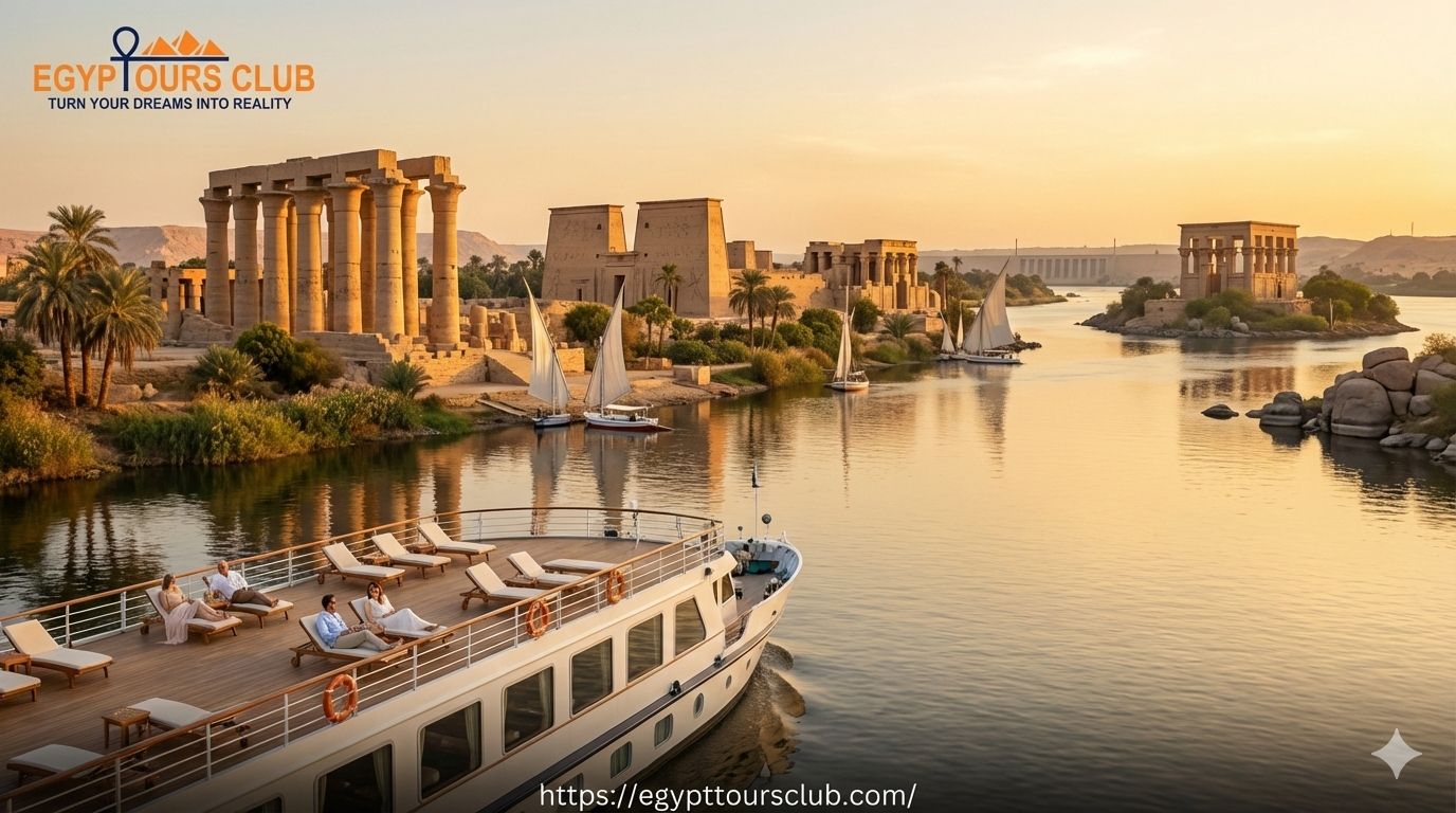 5 Days Nile Cruise from Luxor to Aswan.