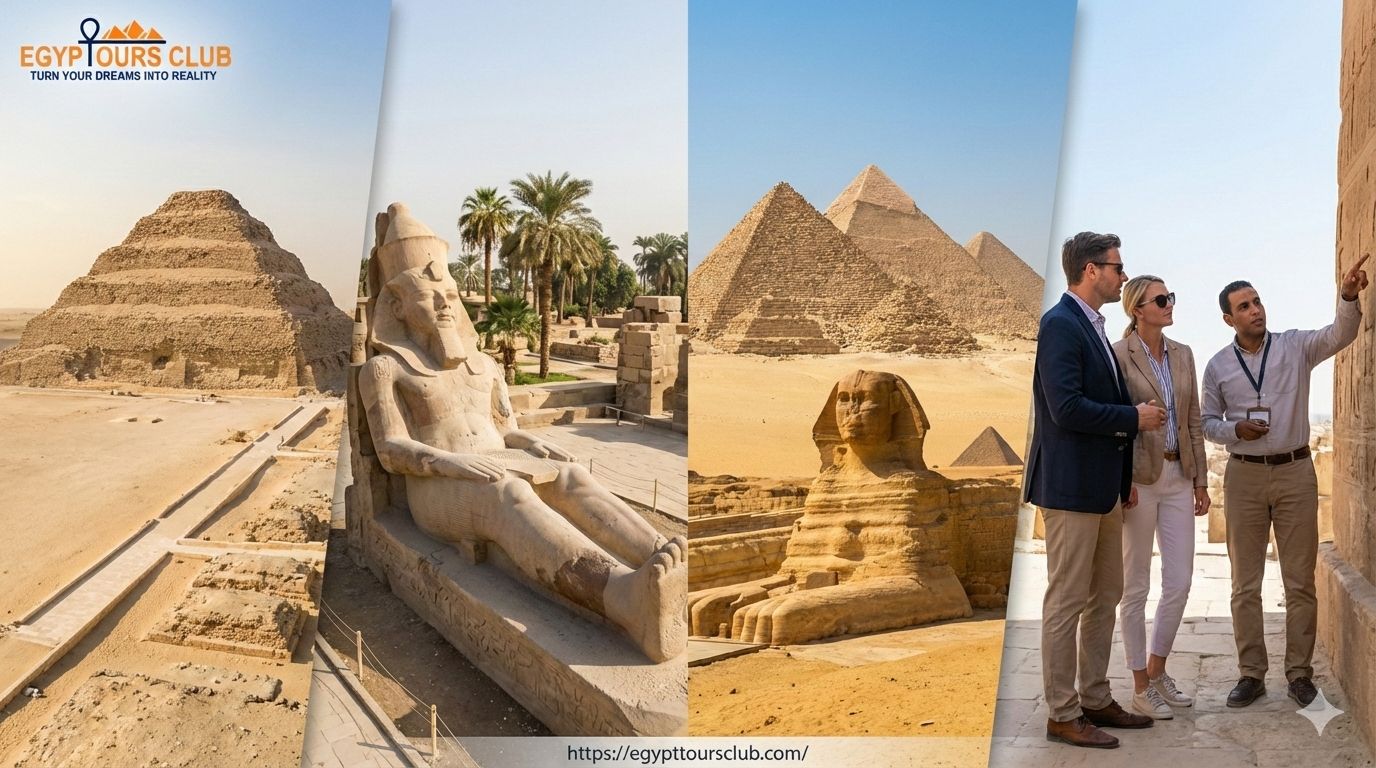 Private tour to Saqqara, Memphis and the Pyramids of Giza