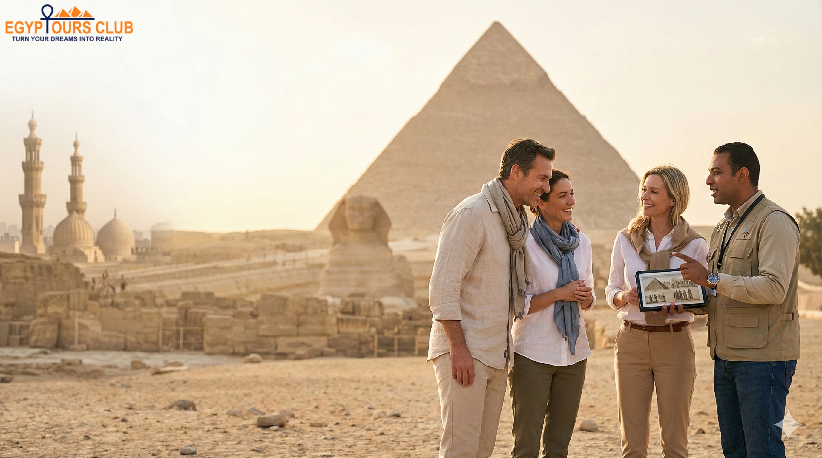 Pyramids of Giza in Egypt