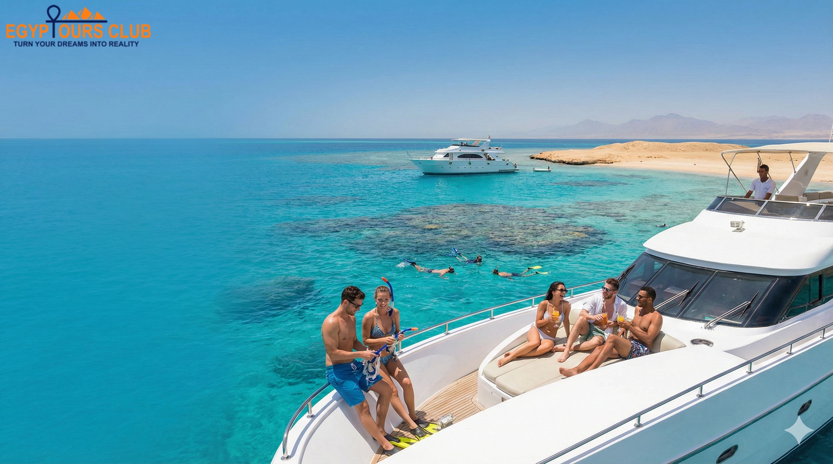 Giftun Island boat trip and snorkeling from Hurghada