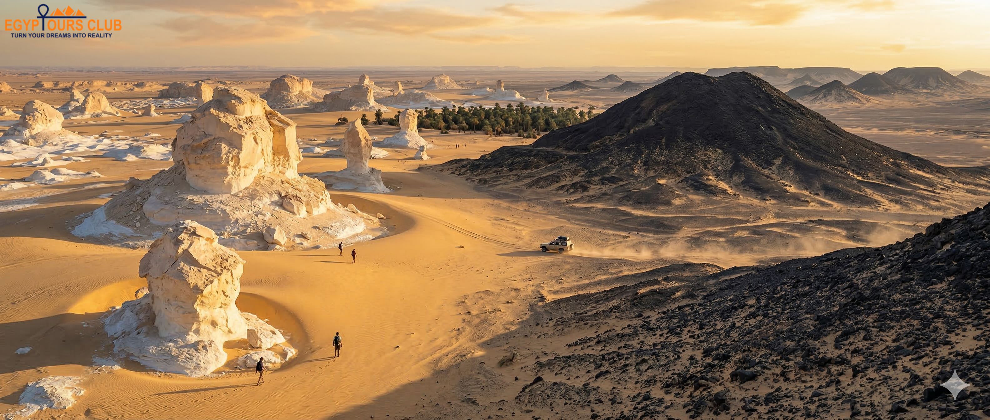 Bahariya Oasis Desert Adventure Guide: Discover Egypt’s White Desert and Black Desert