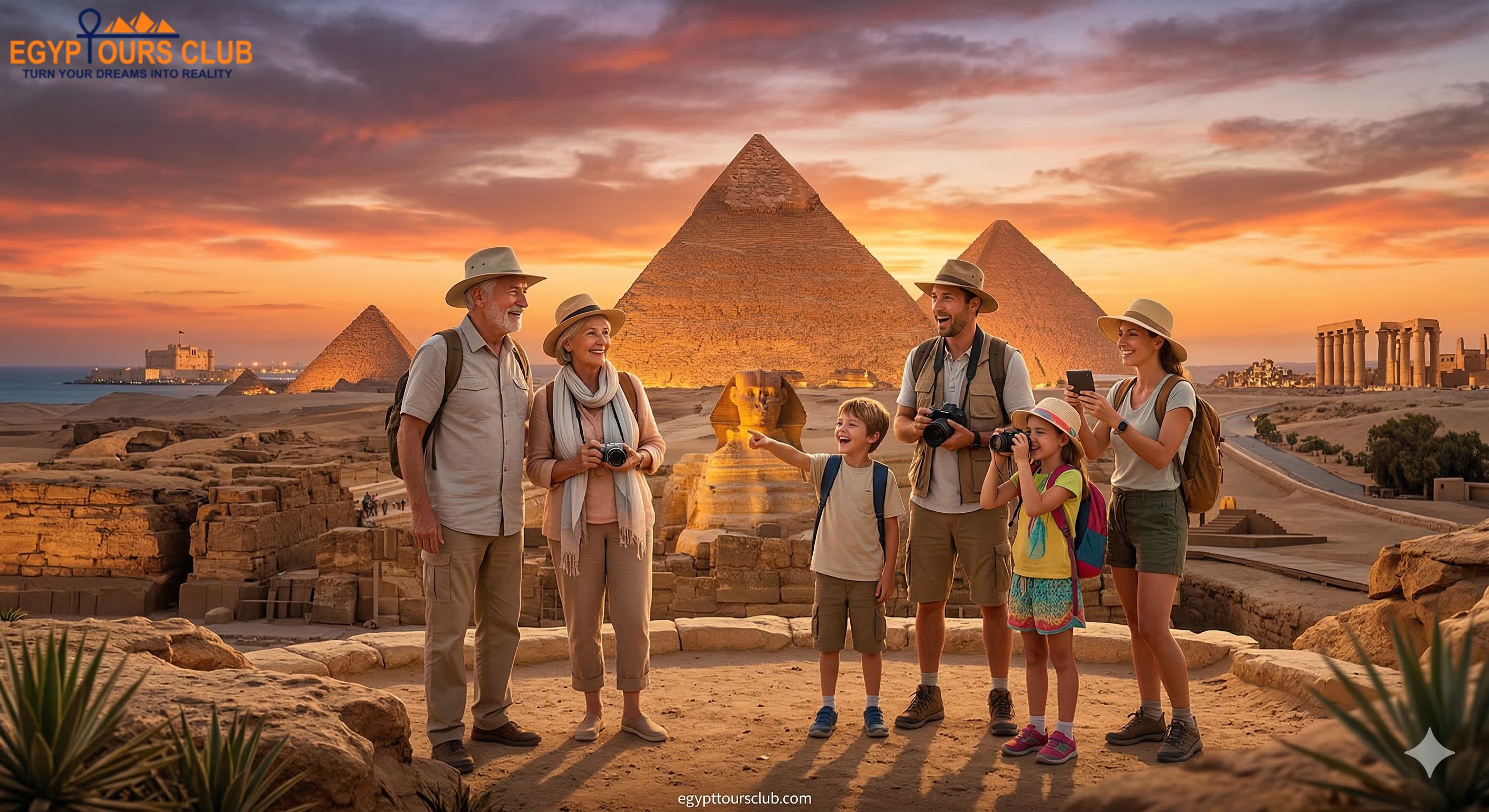 6-day family Egyptian legends package.