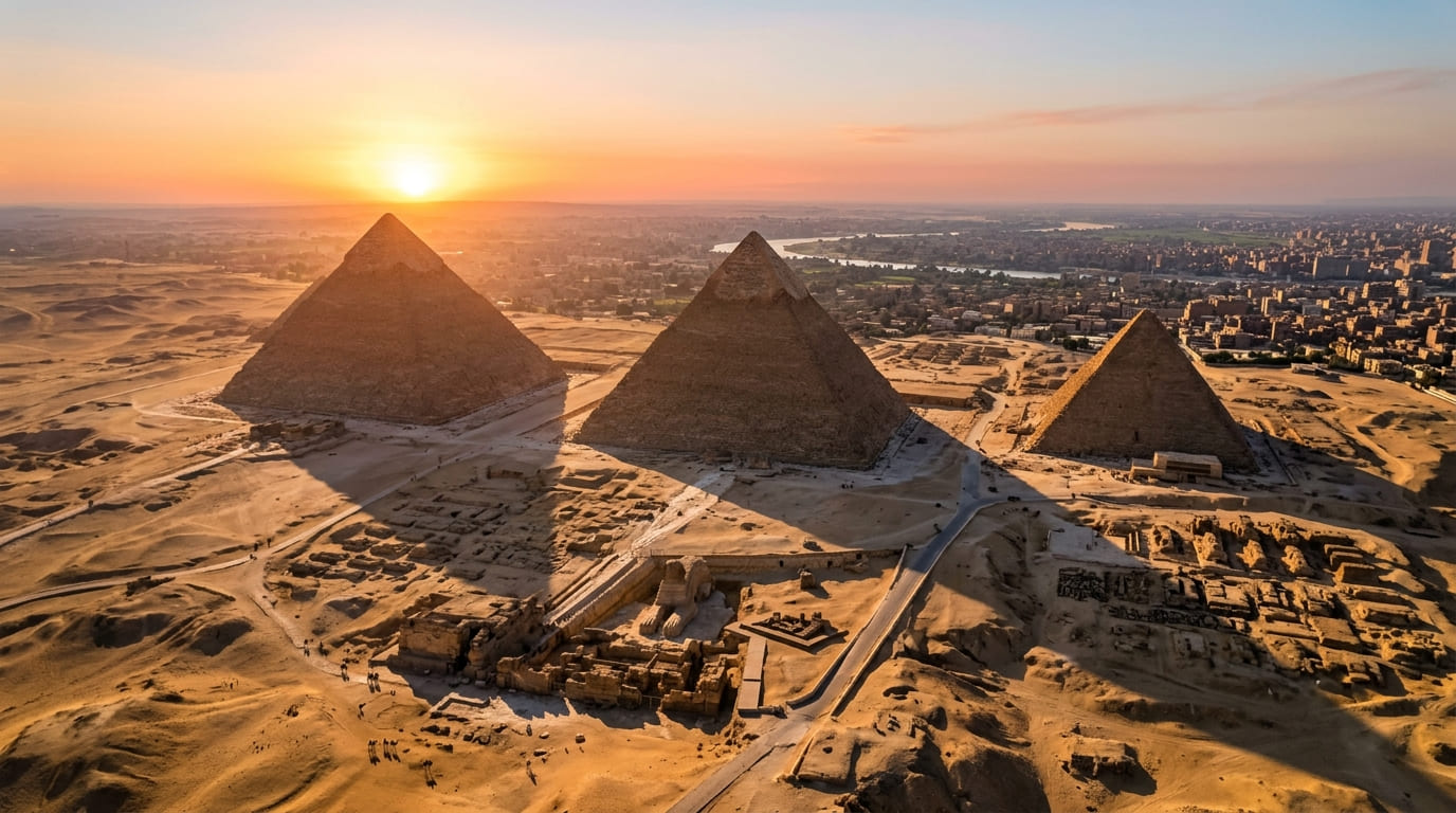 How the Pyramids of Giza Were Built: Secrets of Ancient Egyptian Engineering . banner