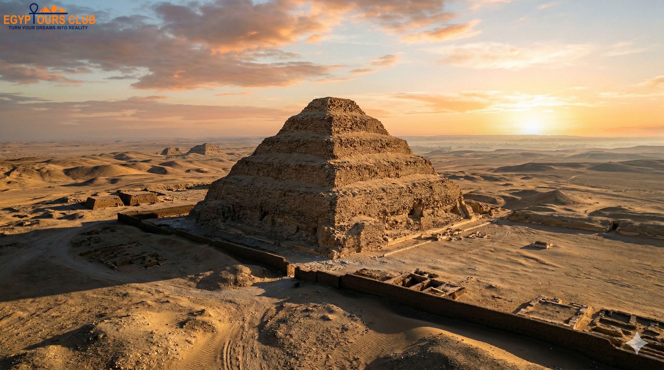 Saqqara Pyramid & Step Pyramid of Djoser | History, Facts & Tours . banner