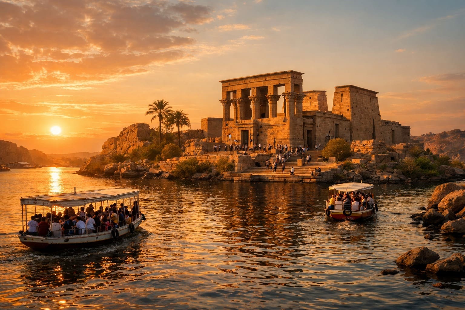 Temple of Isis at Philae: Mythology, History & Secrets of Ancient Egypt . banner