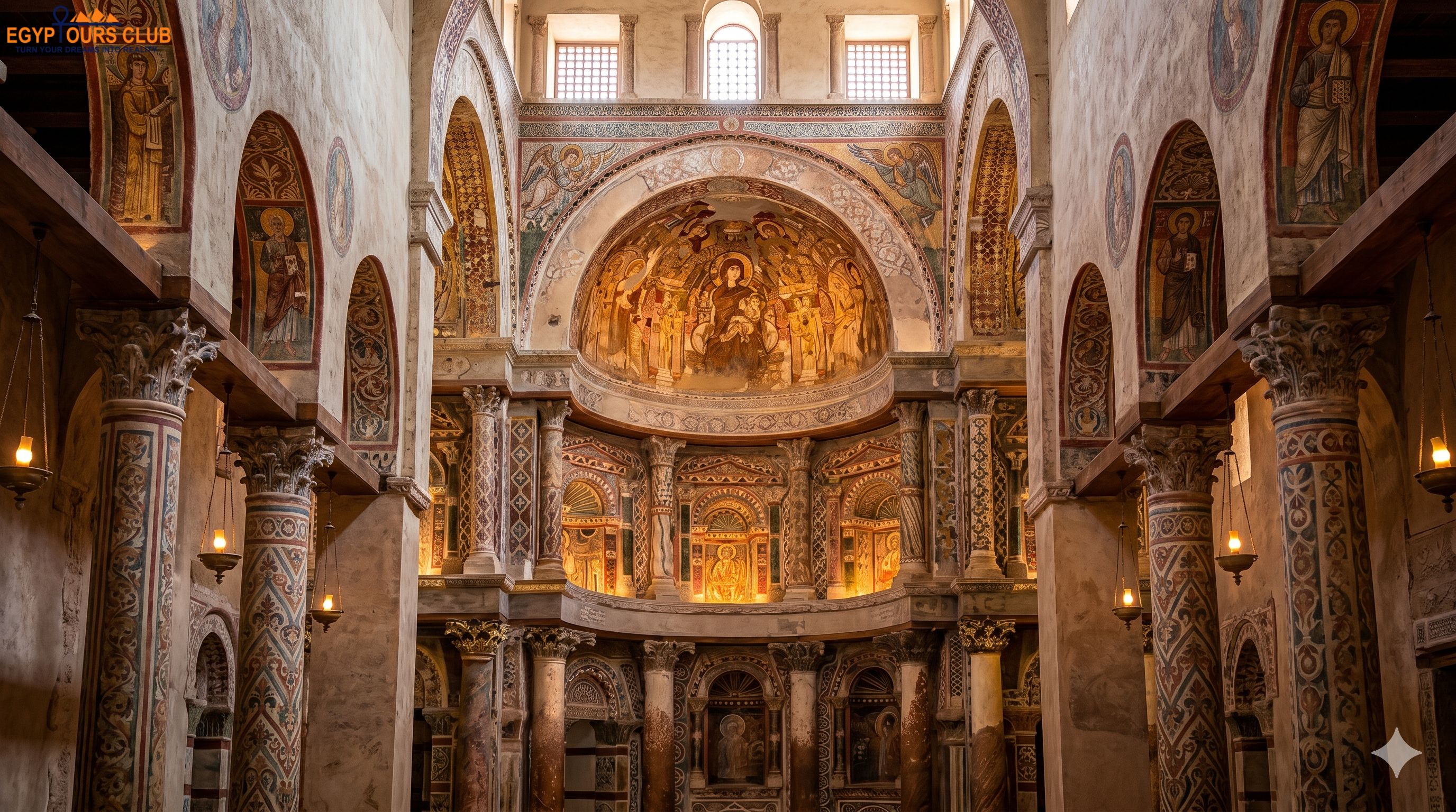 Red Monastery Sohag Egypt: Coptic Art, Wall Paintings & Travel Guide