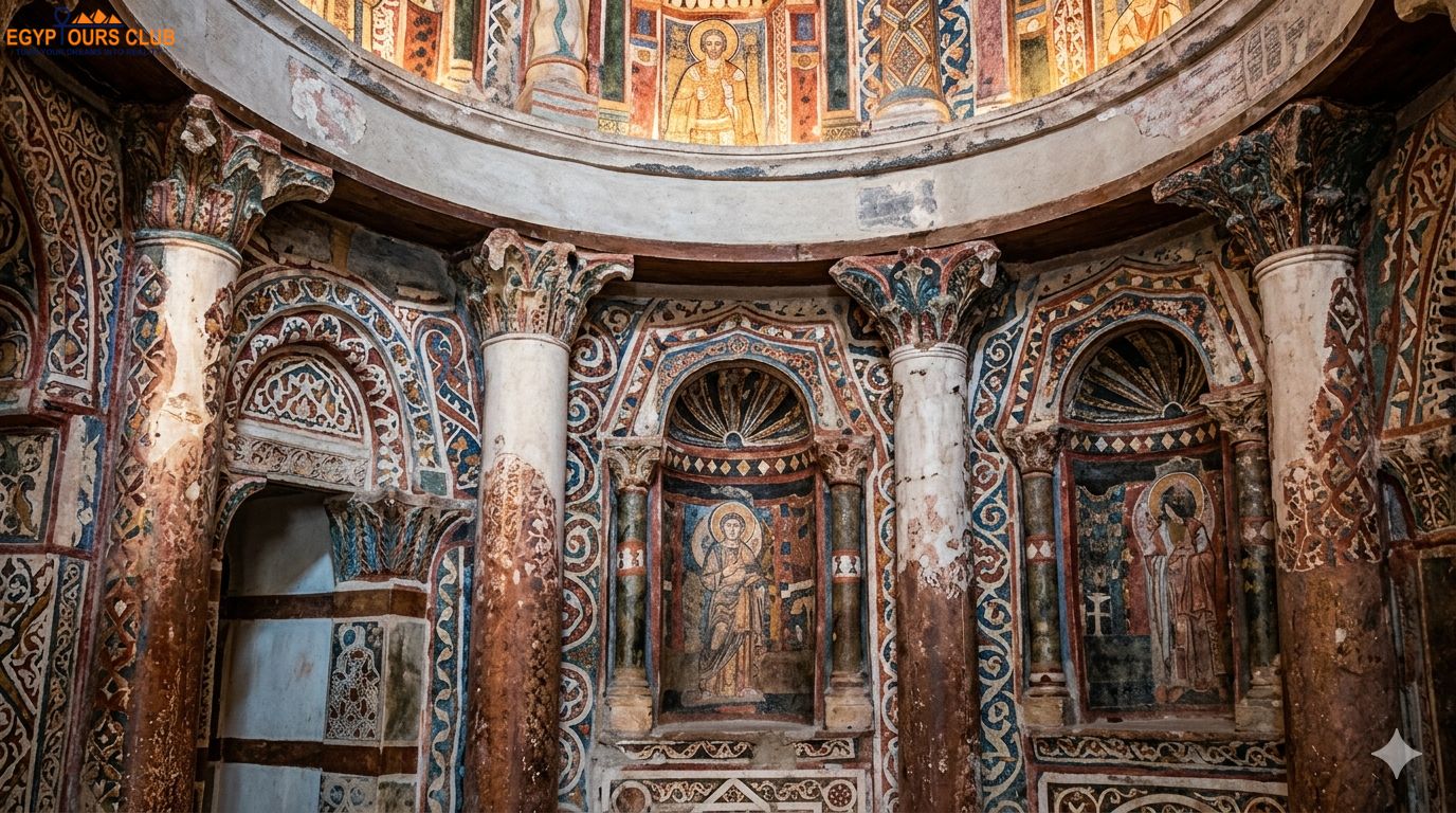 Red Monastery Sohag Egypt: Coptic Art, Wall Paintings & Travel Guide . gallery