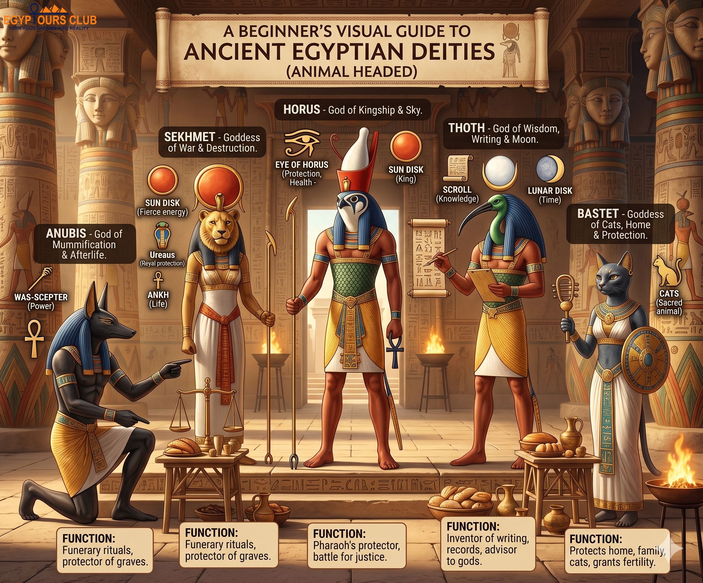 Ancient Egyptian Gods: Complete Guide for Beginners . gallery
