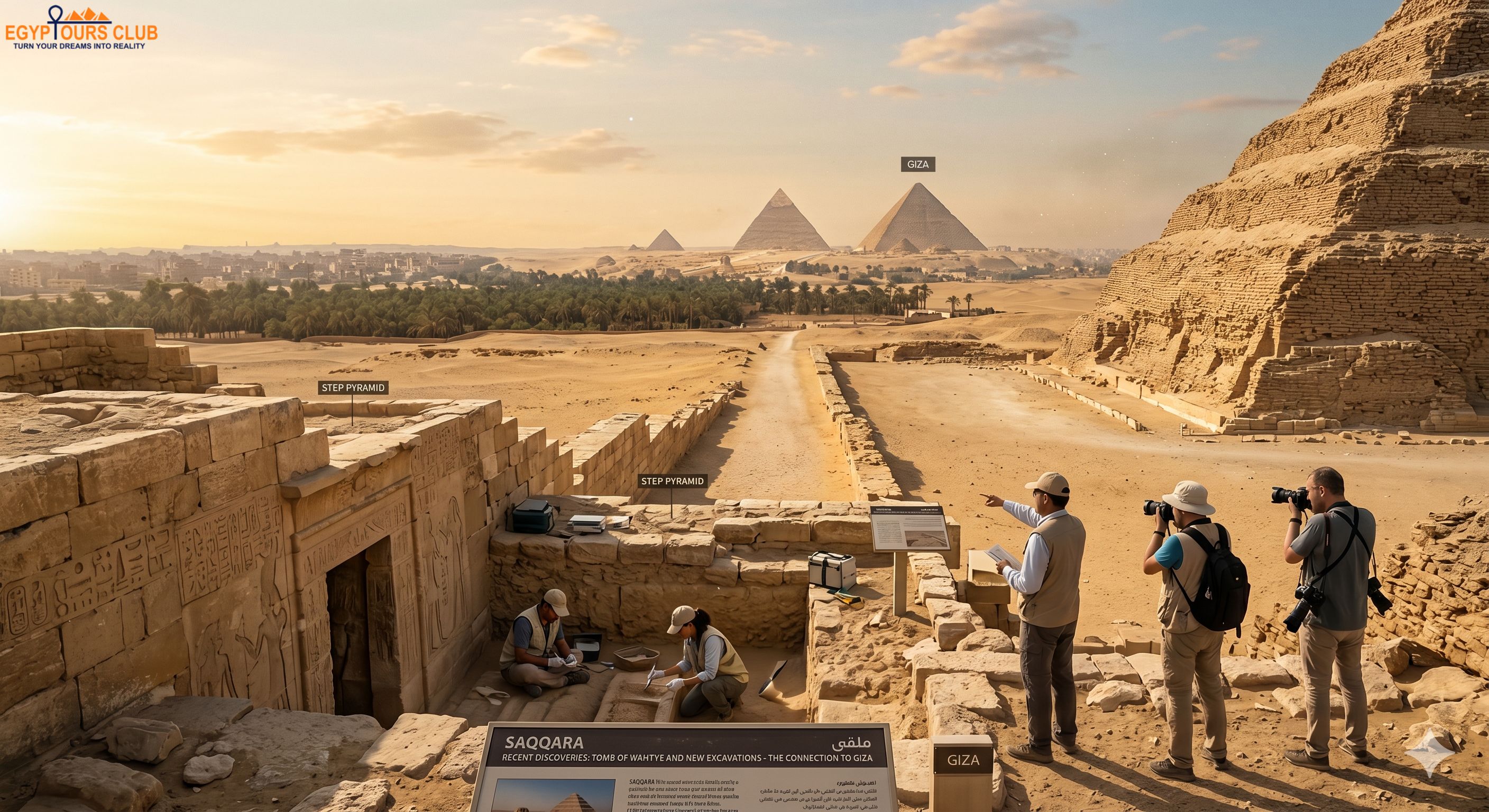 Nuove tombe a Saqqara