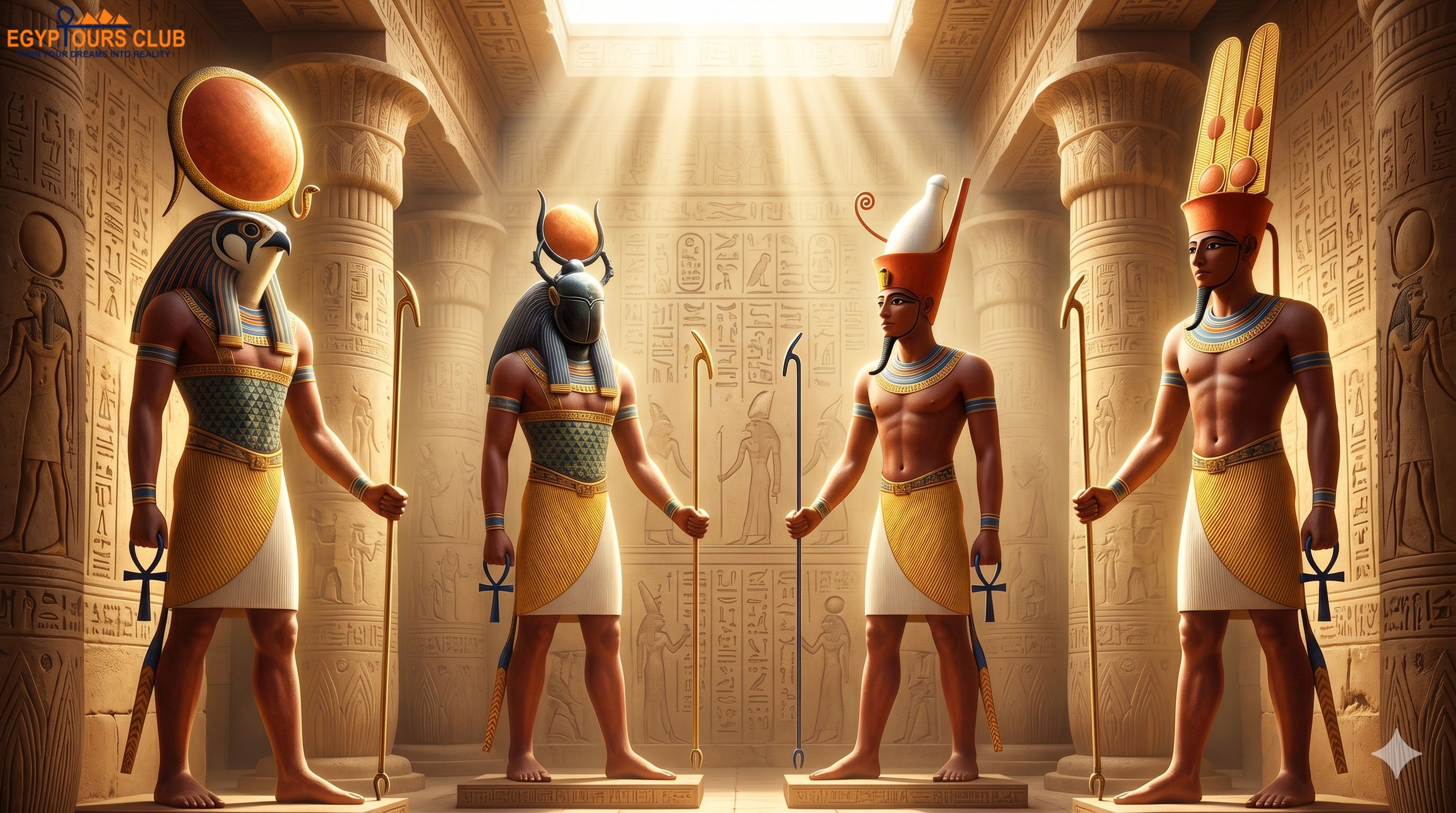 Book an Egypt Mythology Tour: Egyptian Sun Gods Explained, from Ra to Amun-Ra . banner