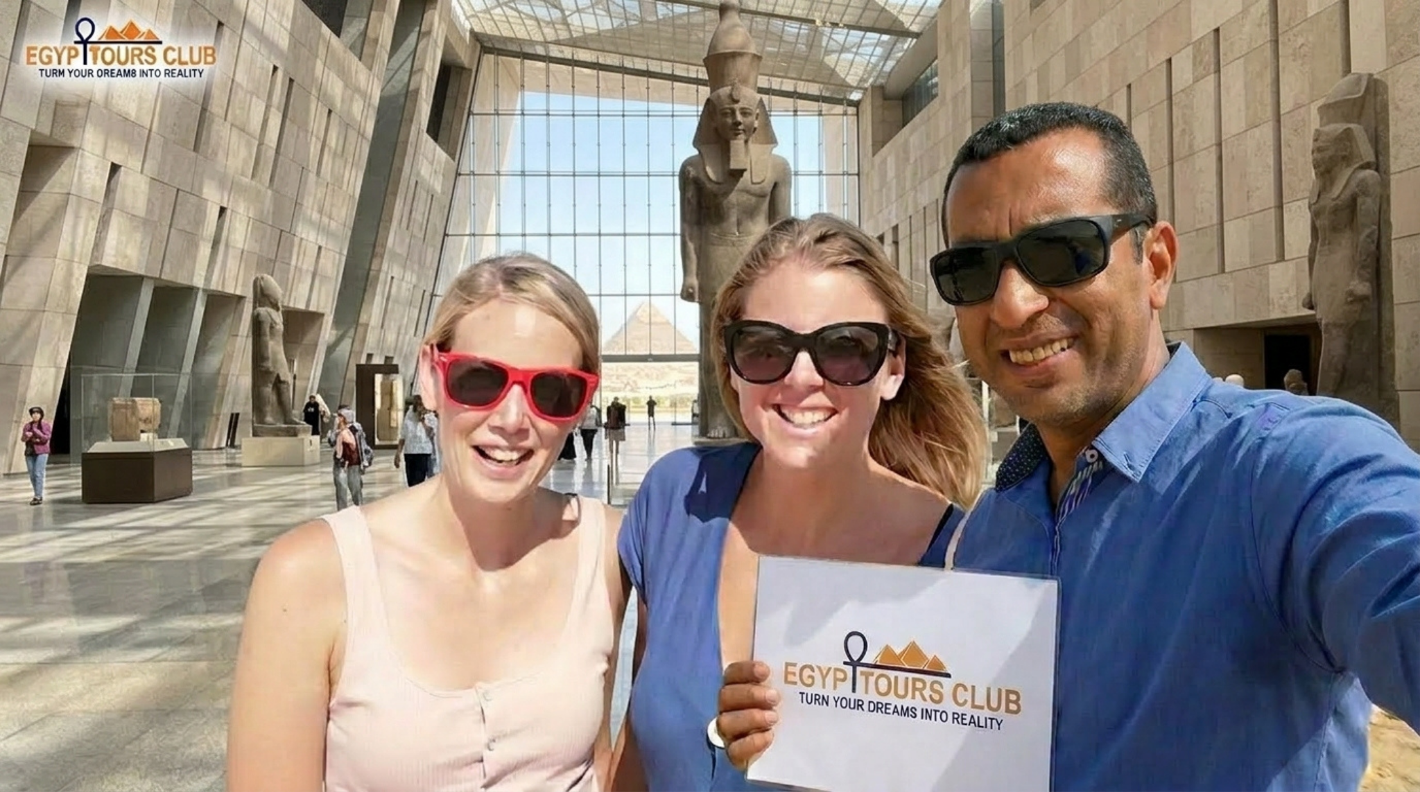 Cairo Day Tour to the Grand Egyptian Museum, Giza Pyramids & Great Sphinx