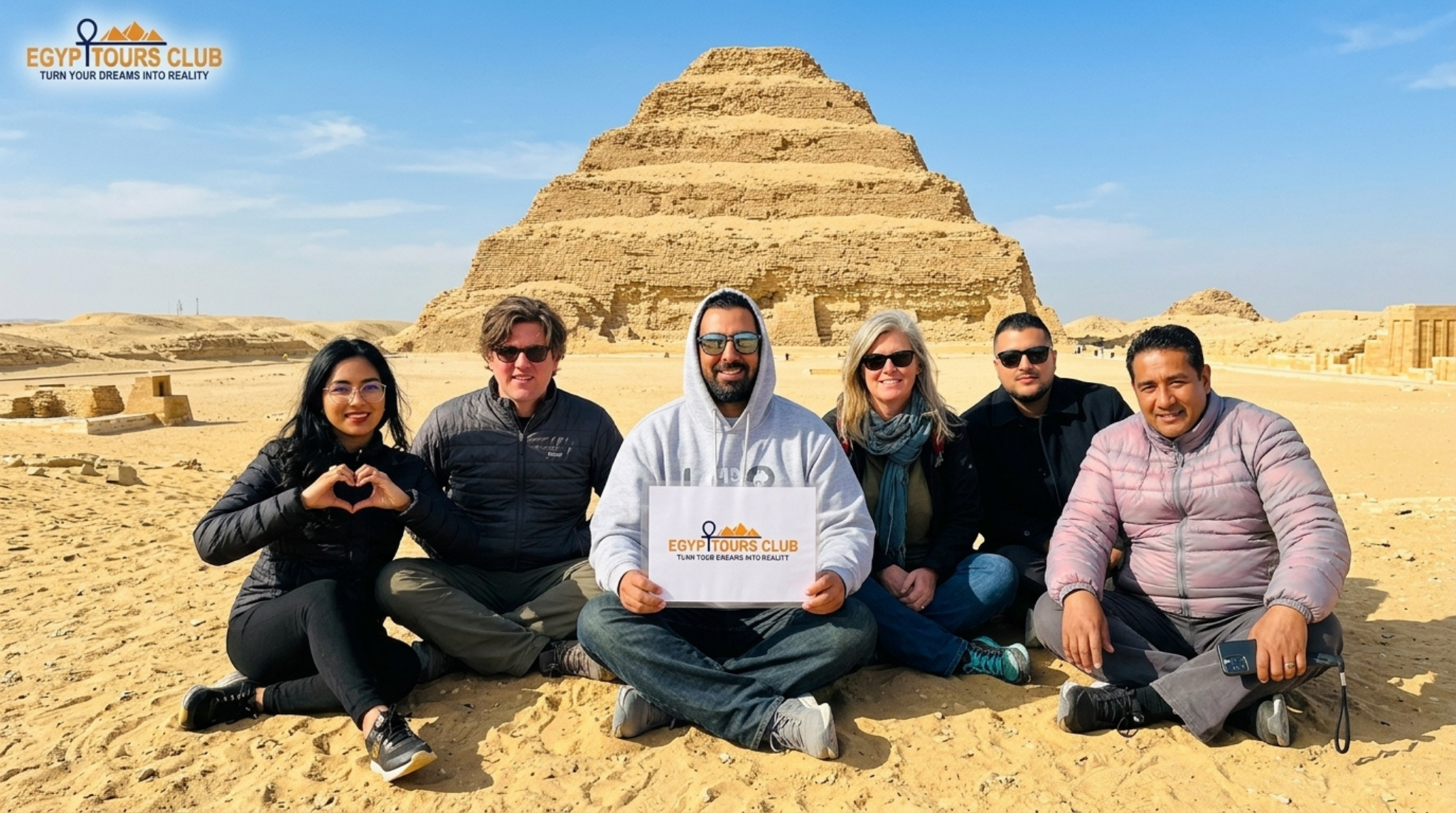 Saqqara, Memphis & Pyramids of Giza Day Tour