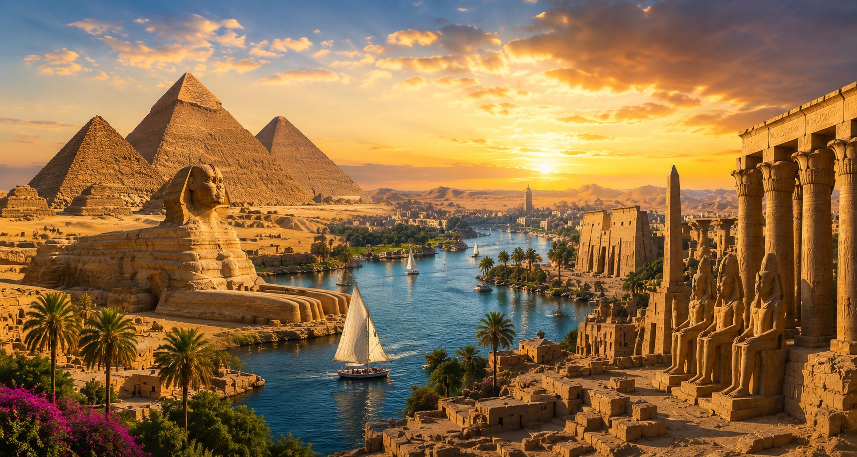 egypt sightseeing tours . banner
