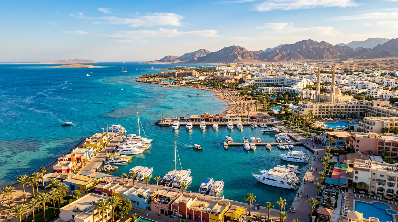 Tour de snorkel en Hurghada: Giftun, Orange Bay y Mar Rojo . banner