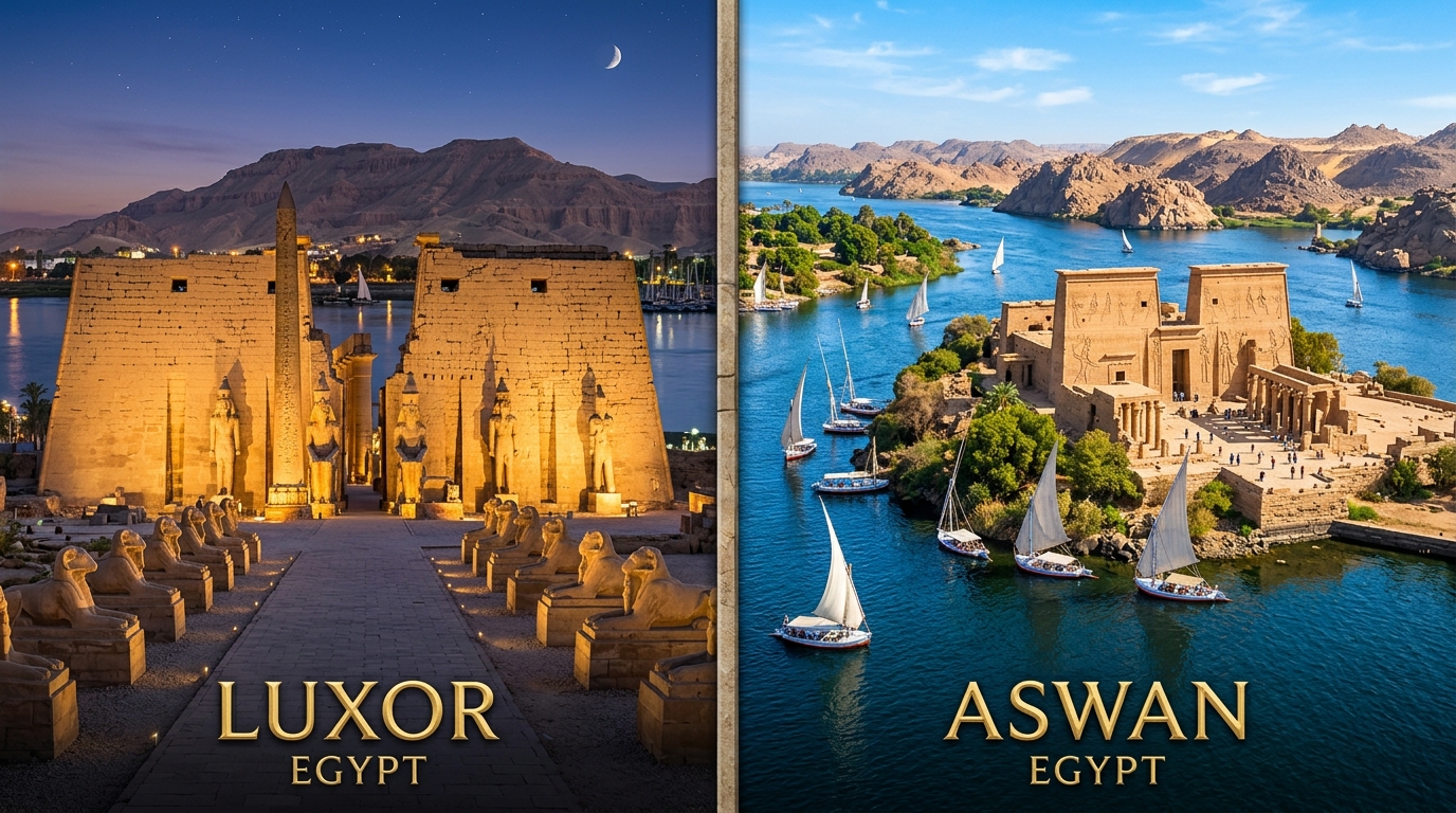 Asuán vs Luxor: ¿qué ciudad visitar en Egipto?
