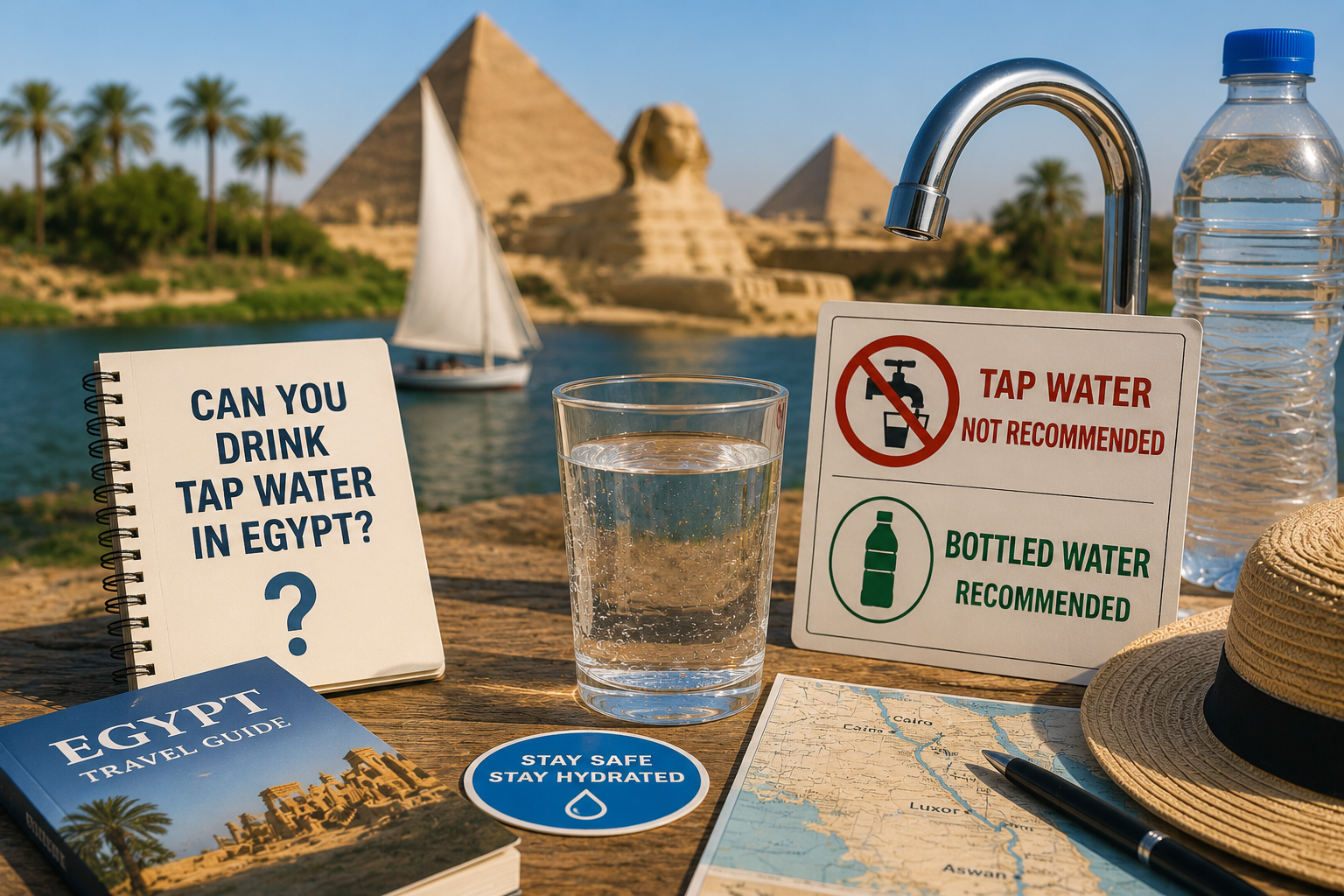 ¿Se puede beber agua del grifo en Egipto?