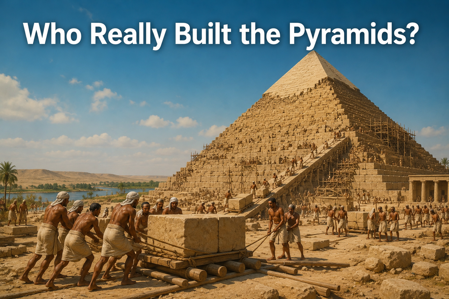 ¿Quién Construyó Realmente las Pirámides? . banner