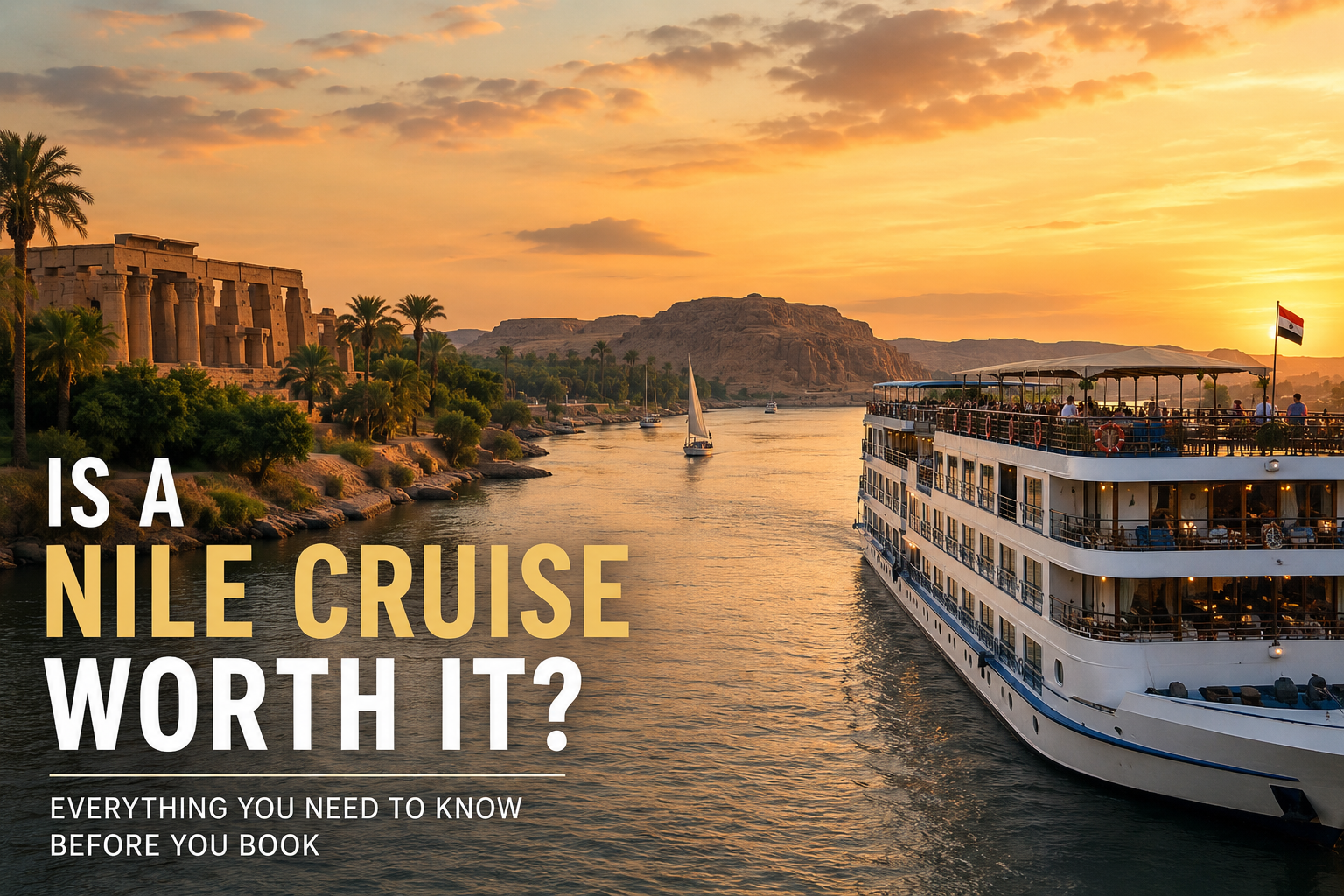 ¿Vale la Pena Hacer un Crucero por el Nilo? Todo lo que Debes Saber Antes de Reservar