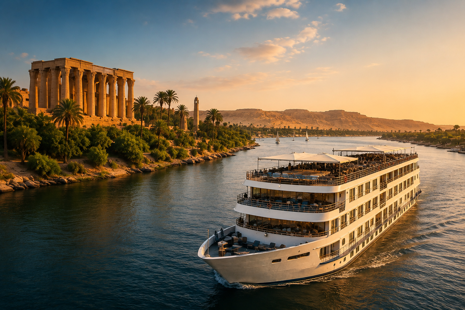 Los Mejores Barcos para un Crucero por el Nilo: Guía Completa para Elegir el Crucero Perfecto