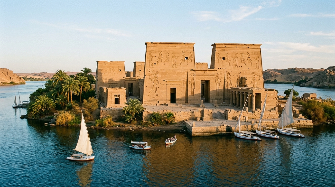 Philae Temple . banner