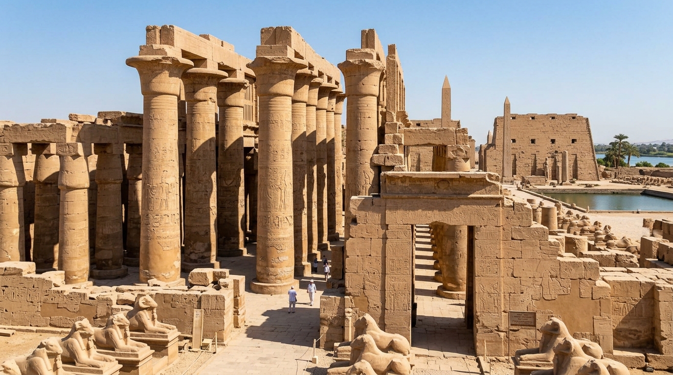 Templo de Karnak: entradas, Sala Hipóstila y guía