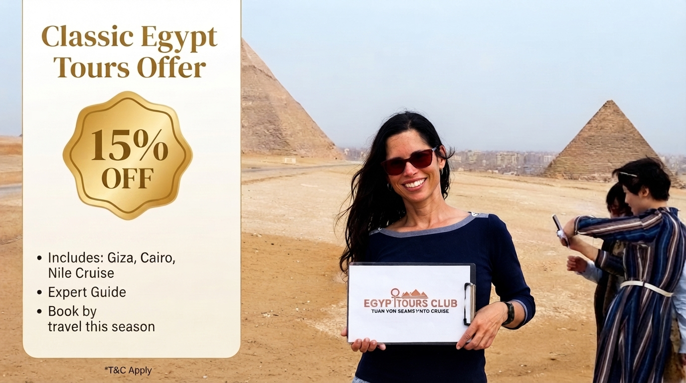 Oferta de Paquetes de Tours Clásicos por Egipto – Ahorra un 15%