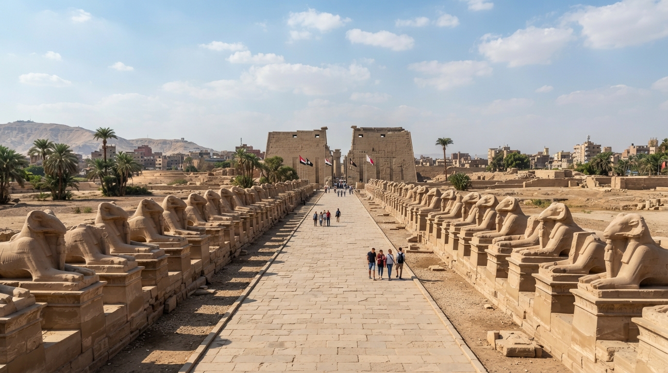 Avenue of the Sphinxes . banner