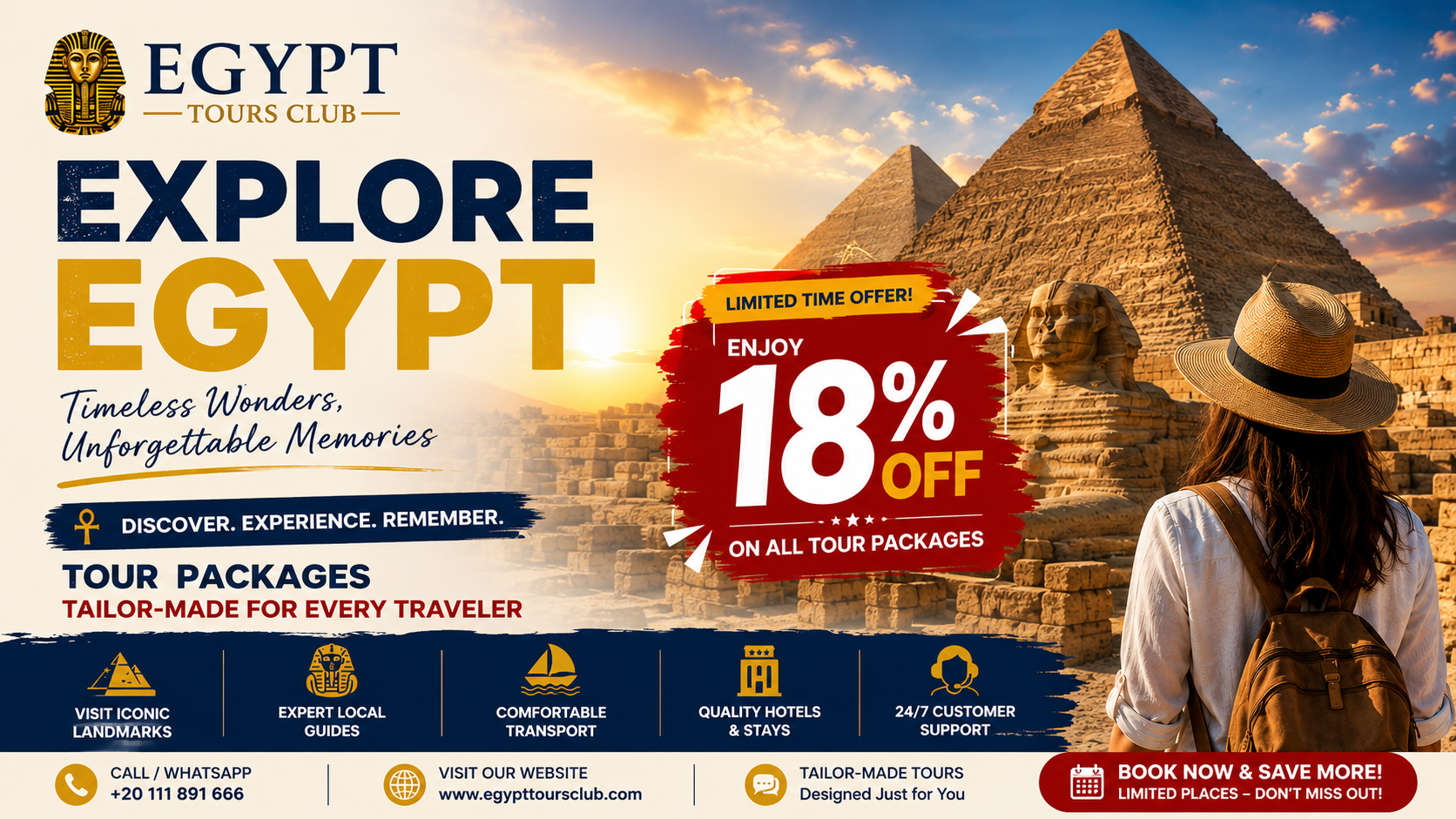 Egypt Tour Packages 2026/2027 Private, Luxury & Family Vacations