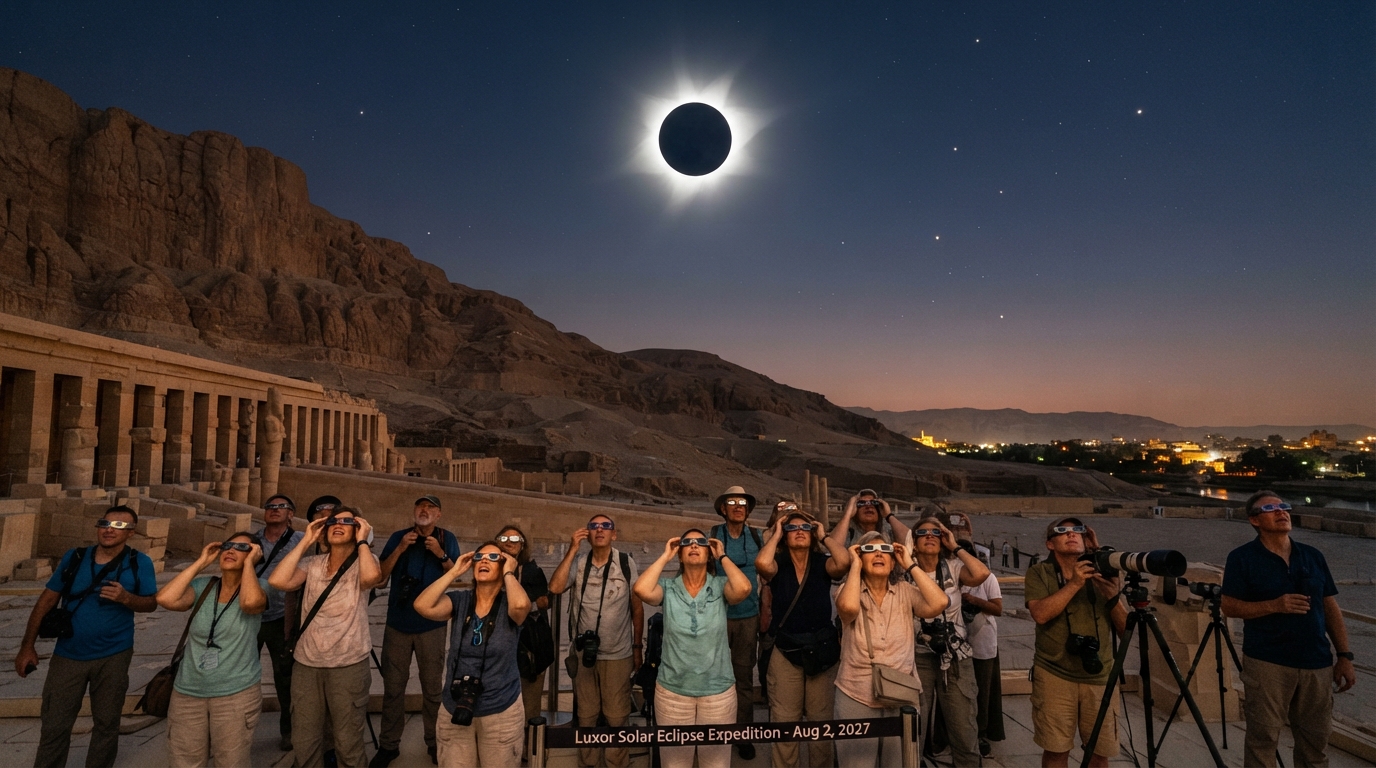 Egypt Solar Eclipse 2027 Tours | Witness Totality in Luxor