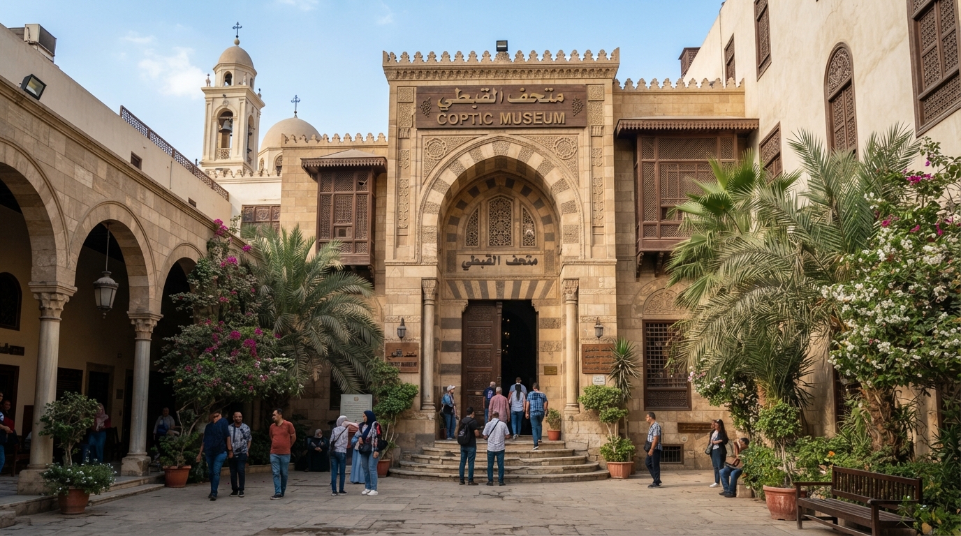 Coptic Museum Cairo . banner