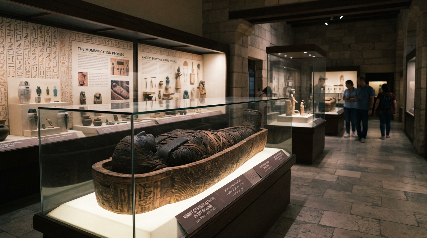 Mummification Museum Luxor . banner