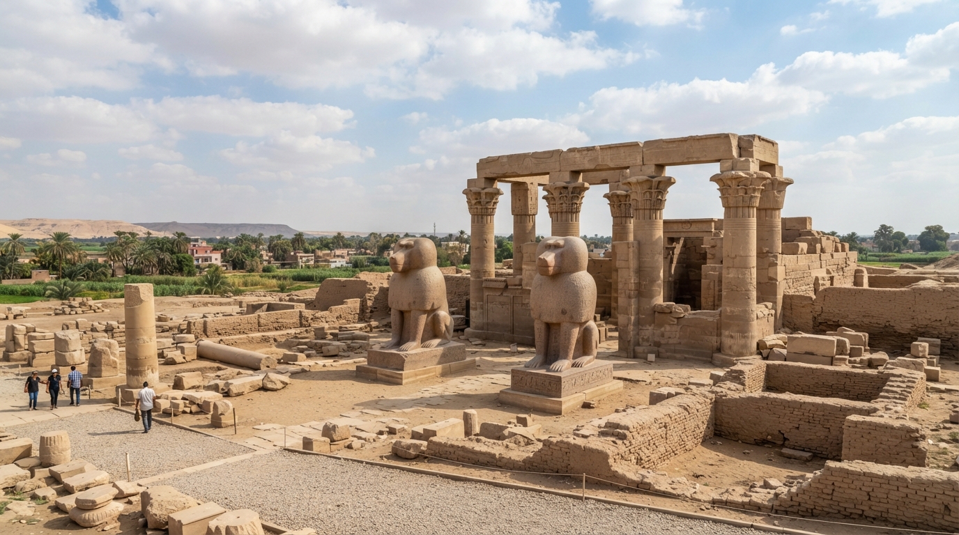 El Ashmunein (Hermopolis Magna), Egypt