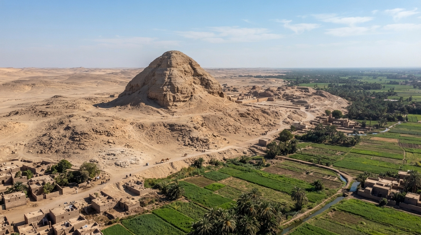 Lahun Pyramid (El Lahun), Egypt